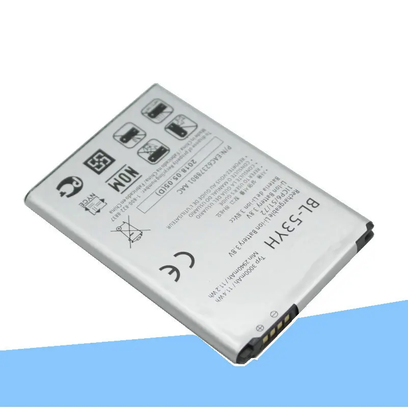 ISkyamS 1x3000 мАч BL 53YH Сменный аккумулятор для LG Optimus G3 D850 D851 D855 LS990 D830 VS985 F400