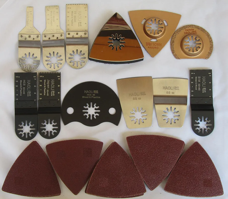 

37 pcs oscillating tool saw blades for renovator tools accessories as Fein multimaster, TCH, DREMEL etc,with good export quality