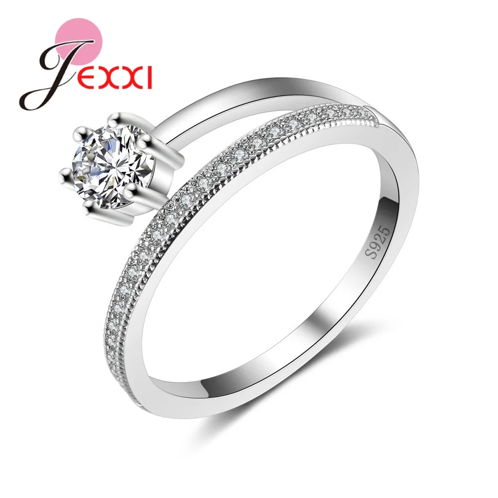 Новейший дизайн, Женские аксессуары с кристаллами, роскошные 925 серлинг серебряные кольца для женщин, для свадебной вечеринки
