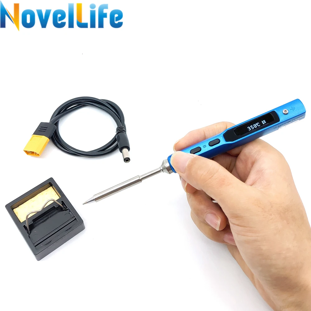 

65W Mini TS100 Portable Electric Soldering Iron Station Adjustable Temperature Digital OLED Screen Display with Solder Tip Stand
