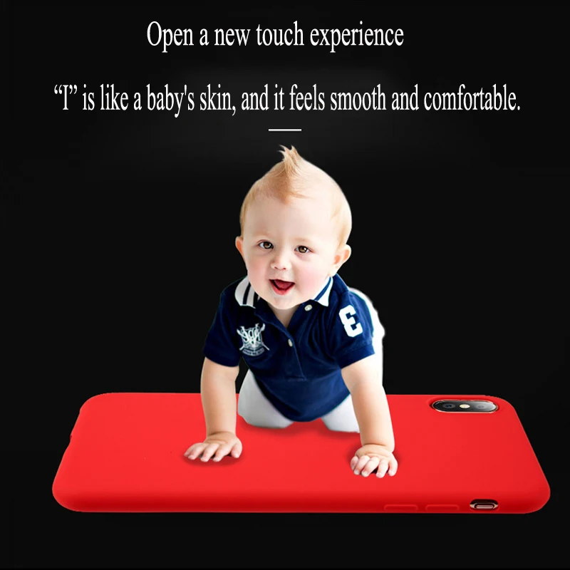 Creative iPhone XR Mobile Shell Apple xs max Liquid State Silicone Phone Case iPhone6S/7/8plus Slim All-inclusive Cover | Мобильные