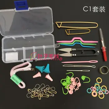 

100sets Knitting Tools Crochet Hook Set DIY Knitting Tools Stitch Weaver Knitting Needles for Household Needlework Supplies