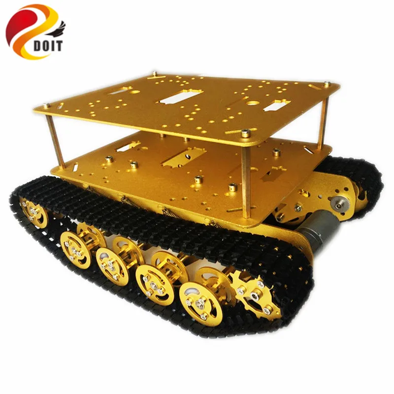 Double Chassis Shock Absorber Tank Chassis TS100 from DIY Crawler