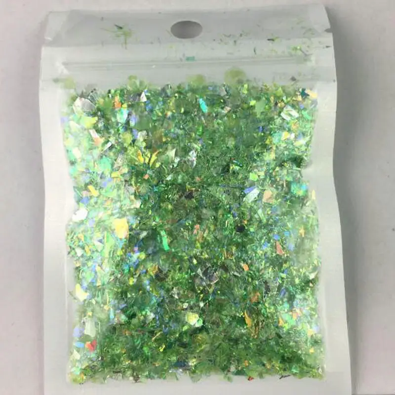 5g Irregular Glitter Candy Paper Sequins DIY Resin Craft Jewelry Decor 21 Color Available Ice Mylar Shell Paper Flakes Paillette
