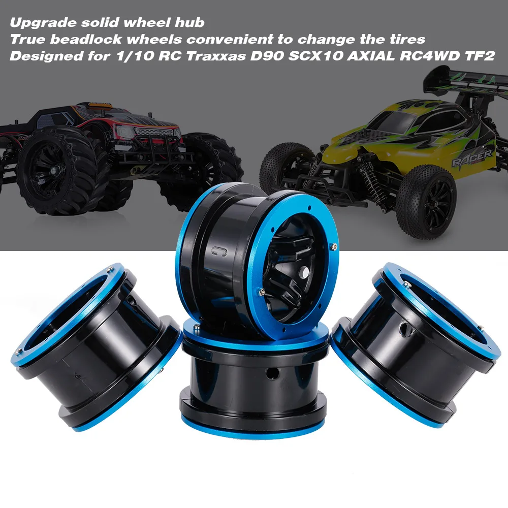 4 шт. AX2012BU 2 дюймовая шина Ступица колеса для RC автомобиля 1/10 рок гусеничных