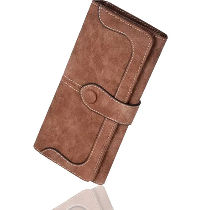 2017 New Desigh 9Colors Fashion Lady Purse Women Wallet PU Leather Long Popular Handbags Card Holder Bags Brand New N697