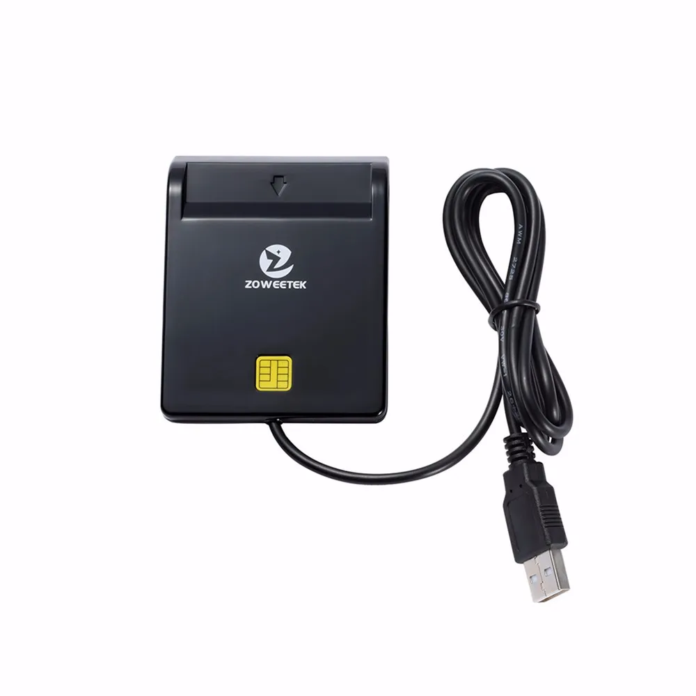 

Zoweetek 12026-1 ISO 7816 Smart Card Reader /EMV Bank Card / ID Card Reader for Android Phones and Tablet
