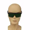 Lunettes de sécurité OD4 + Laser | Vert foncé, lunettes de protection 200-540nm/532nm et boîte de lunettes, prix de gros ► Photo 2/6