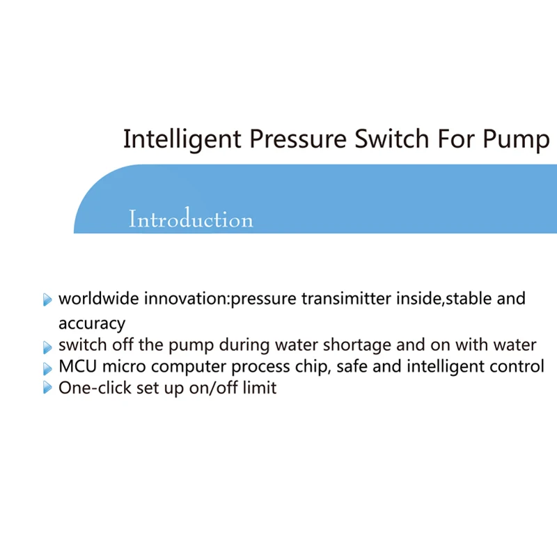WPC-10 G1/" цифровой переключатель водяного насоса электронный интеллектуальный регулятор давления автоматический переключатель водяного насоса управление WPC10