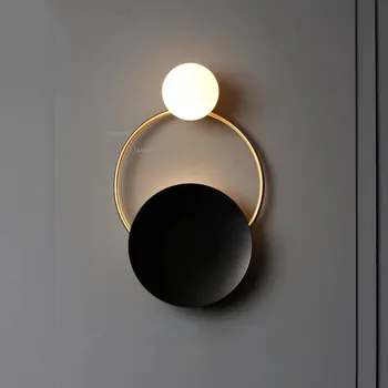 

Modern Lamp LED Light Iron Sconce Wall Lamp Bedroom Bedside Living Room Loft Wall Light Fixture Decorative Wall Sconces Lights