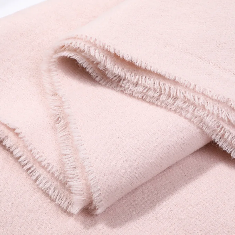 Дизайнерский кашемировый шарф женские шарфы зимняя мягкая теплая шаль для Леди однотонные шарфы обертывания модный платок пашмины