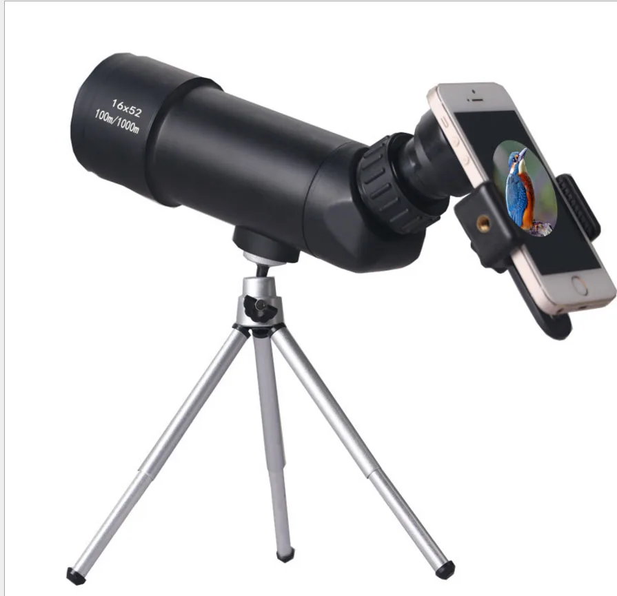 عالية الوضوح الإكتشاف نطاق 16x52 تلسكوب في الهواء الطلق الرياضة للماء Birdwatch الصيد أحادي