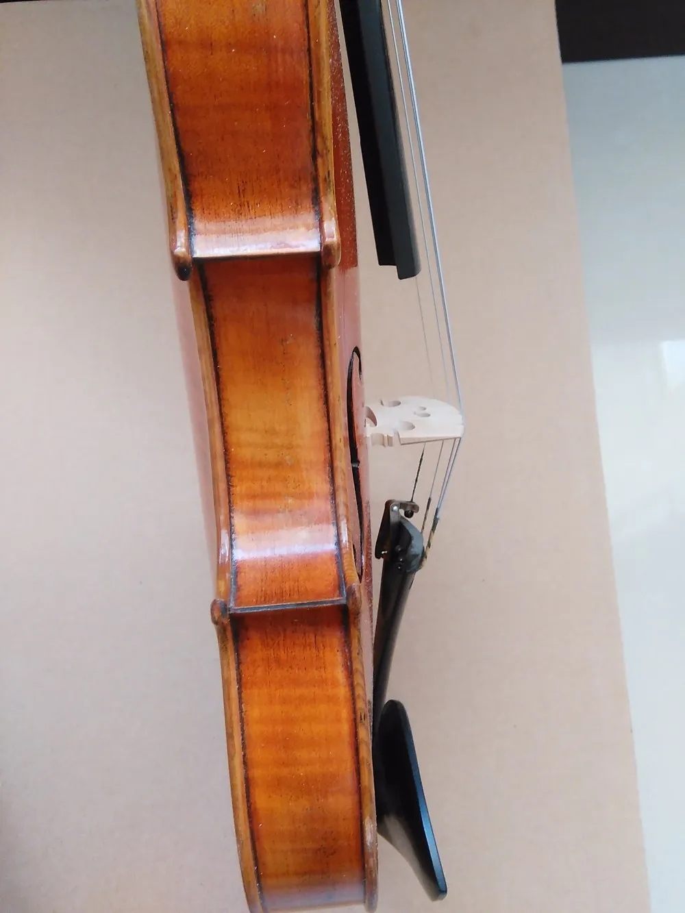 Высококачественная скрипка 4/4 хорошего тона ручная работа Европейская ель Топ & клен назад 9001