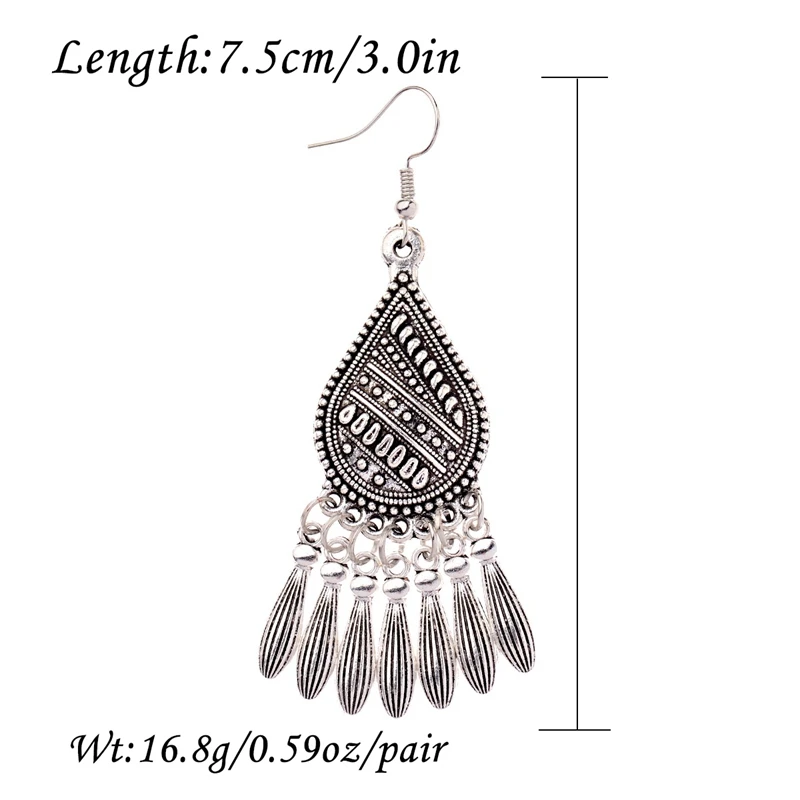 Модные Этнические женские серьги Jhumka Jhumki винтажные серебряные с кисточками