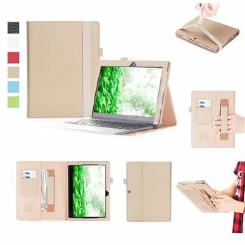 

Premium Stand Smart Case Cover For Lenovo Miix 320 10.1" Multifunction Case with Hand Strap for Lenovo Miix320 Card Slots Pocket