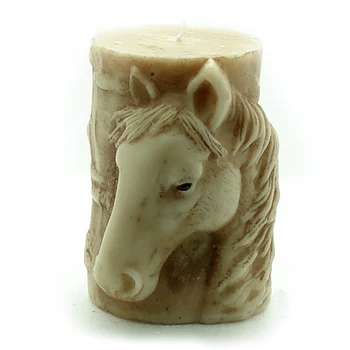 

Silicone Soap Candle Mold 3D Relief Horse Cylinder Handmade Craft Wax Clay Resin Mould