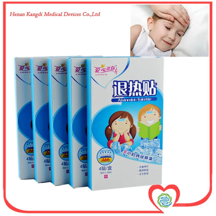 Frozen Fever Control 16Pcs/lot Gel Cooling Pad Fever Reducer Fever Cool