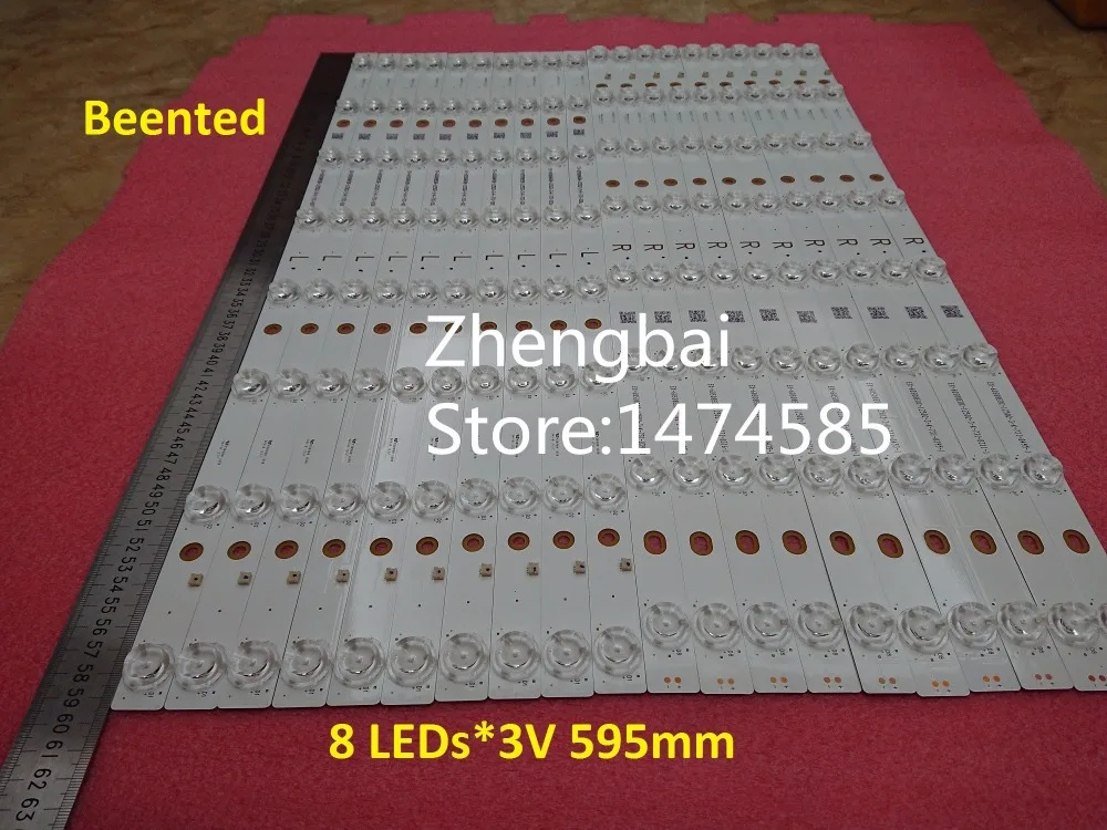 

100%New 20 Pieces(10*R 10*L) LED backlight strip bar LB60007 V0 01 V1 03 for 60"TV