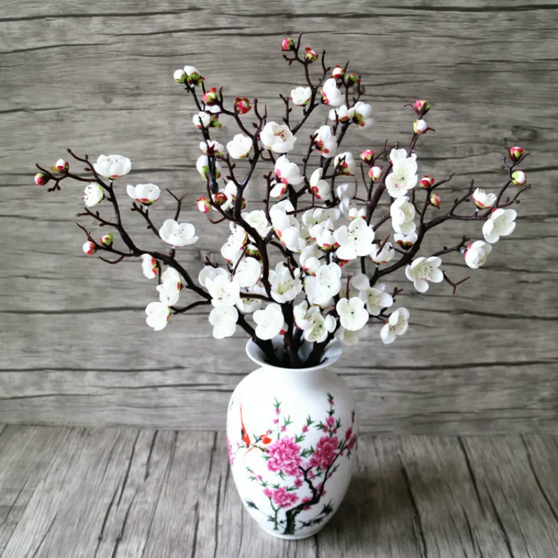 3 Pièces Fleurs Artificielles Fleur De Cerisier Décor