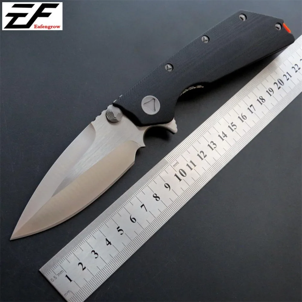 

Eafengrow EF335 58-60HRC D2 Blade G10 Handle Folding knife Survival Camping tool Hunting Pocket Knife tactical edc outdoor tool