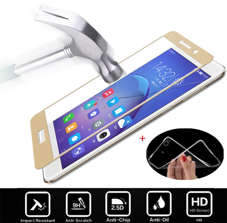 Mpcqc 2.5d 9 h премиум закаленное стекло для huawei honor 6x-экран протектор защитная пленка 6x