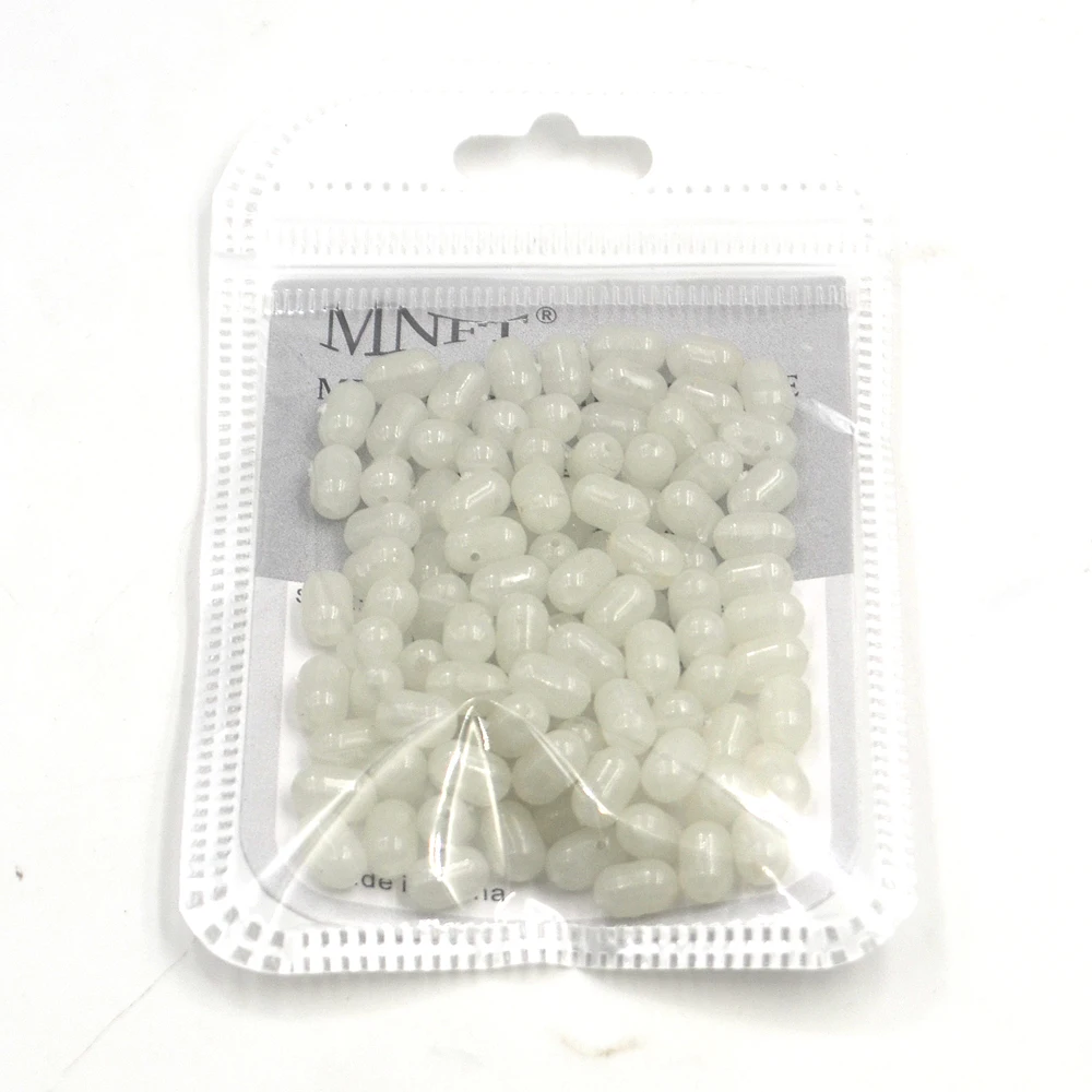 MNFT 500 шт 5*8 мм овальные пластиковые крестовые светящиеся пластиковые двойные жемчужные буровые пластиковые прозрачные бусины