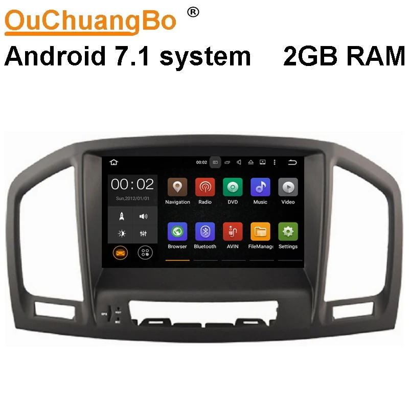 

Ouchuangbo car radio multimedia player for Opel Insignia 2008-2011 support wifi Bluetooth USB gps 2GB RAM android 7.1