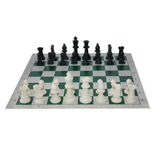 Пластиковые смолы Международный шахматный набор(King High 75 мм, 32 шахматные штуки) шахматы с шахматной доской семейные вечерние школьные развлечения