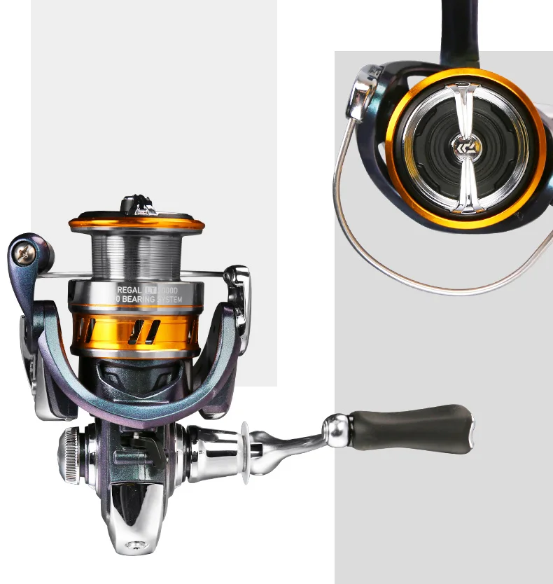 Новинка DAIWA REGAL LT 1000D 2000D 2500D 2500D-XH 3000D-C 3000D-CXH спиннинговая Рыболовная катушка глубокая катушка углеродный светильник Материал-LT