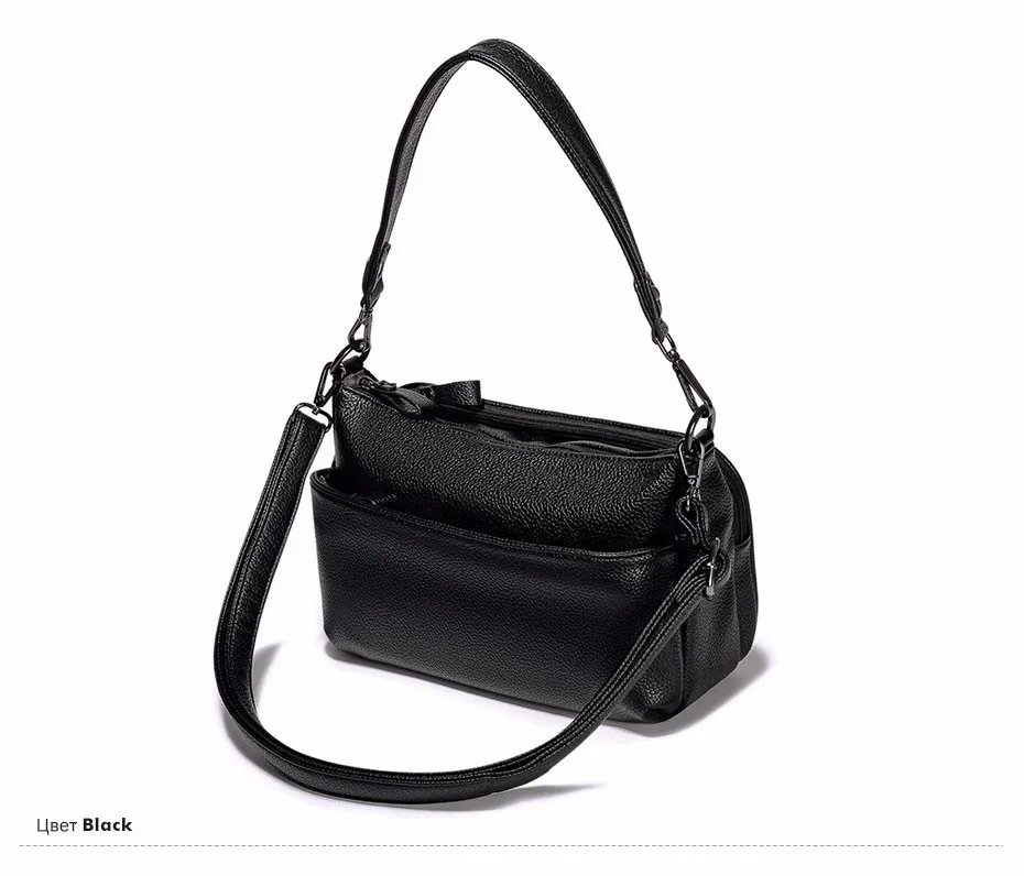 AMELIE GALANTI casual shoulder bag solid color multifunction versatile fashion soft bag zipper long straps crossbody bag 2016 (18)