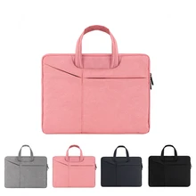 Мульти Карманы сумка для ноутбука рукав сумка для MacBook Air Pro 13 15,6 Xiaomi lenovo hp водонепроницаемый ноутбук для ноутбука чехол