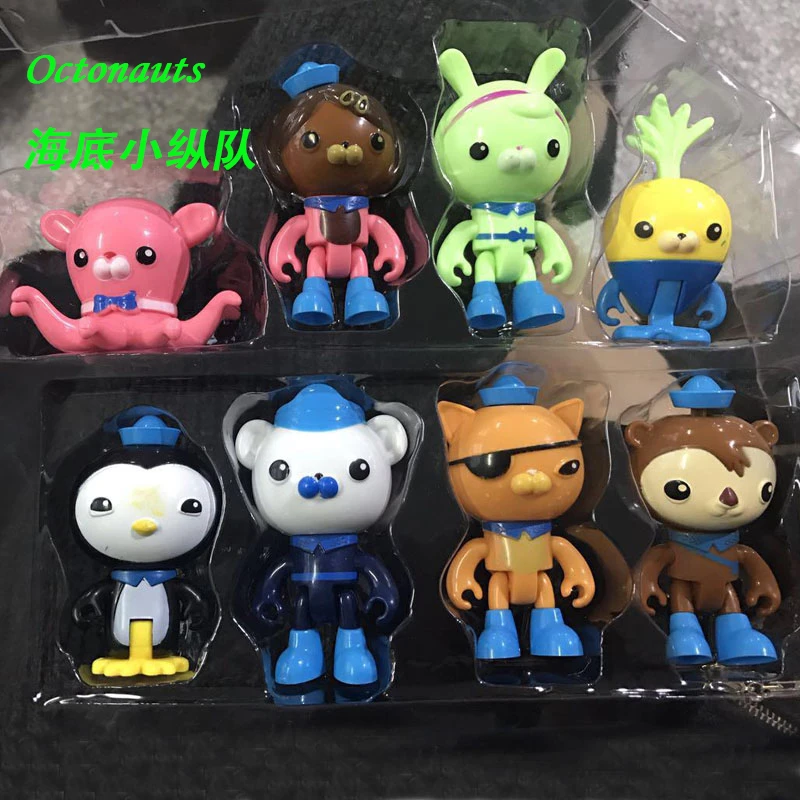 Kid Children Toy Octonauts Captain Barnacles Kwazii Peso Shellington Dashi Tweak Tunip Vegimals Professor Inkling Pvc Figure 6cm Action Figures Aliexpress