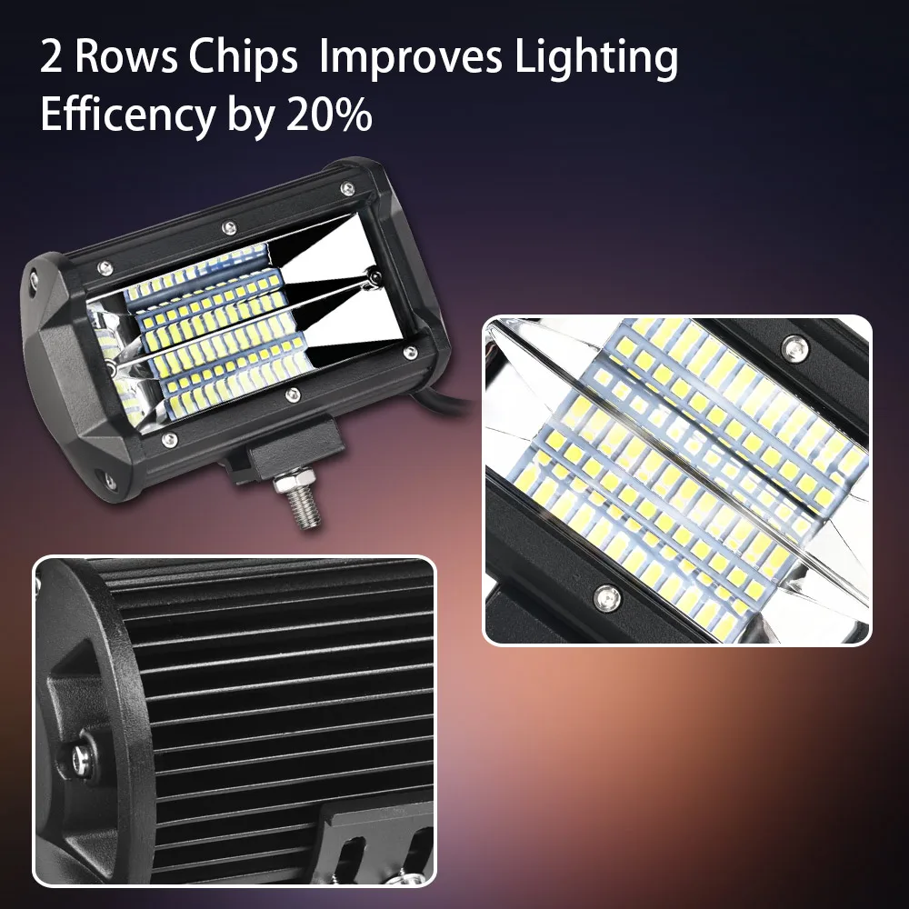 Weketory 5 светодиодный LED бар Номинальная 120 Вт фактический 25 Светодиодный свет для