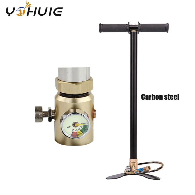 

YOHUIE 300bar 30mpa 4500psi PCP Mini Hand Operated Air Pump For Car/motorcycle/bicycle Inflator Mini High Pressure Compressor