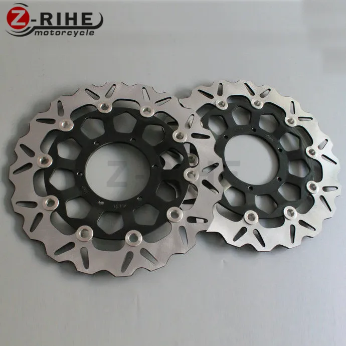 for 2PCS Front Floating Brake Disc Rotor motorcycle parts Aluminum