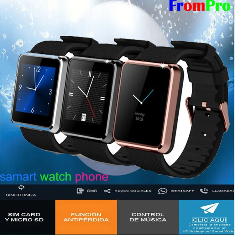 smart watch F1 wrist watch font b SmartWatch b font for Android phone smartphones for men