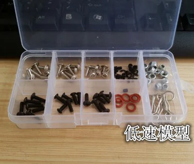 

HSP 94123 94111 and other commonly used pieces of screw box package contains m3 m4 shell buckle Easy to wear screw set 02055