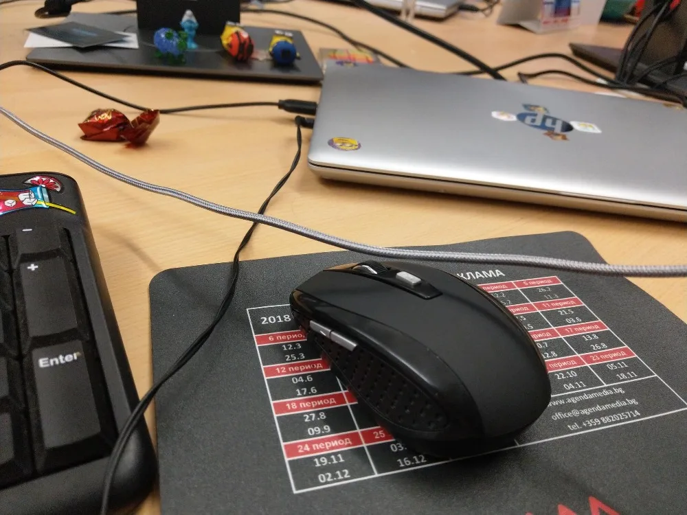 Беспроводная usb-мышь 2000 dpi регулируемая USB 3,0 приемник оптическая компьютерная мышь 2,4 ГГц эргономичная мышь для ноутбука ПК мышь черный