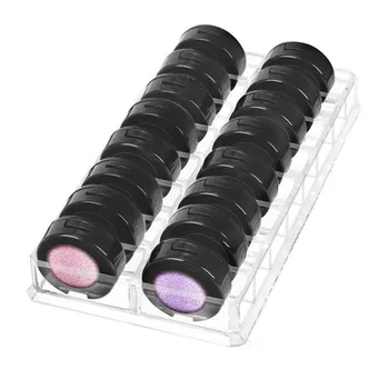 

New Clear Acrylic Makeup Organizer Makeup Tools Holder Powder Cake Box Beauty Blender Sponge Lipsticks Storage Case for Cosmetic