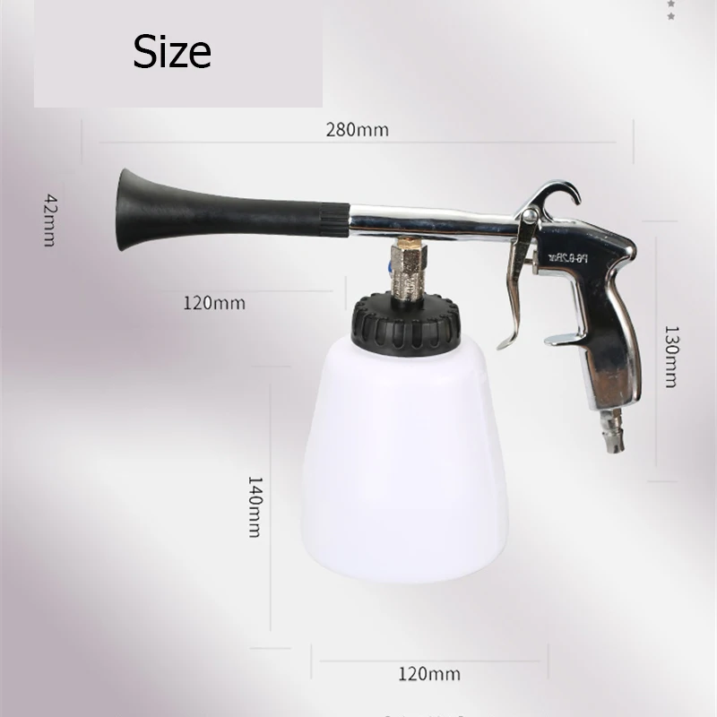 Car High Pressure Washer Automobiles Water Gun Car Dry Cleaning Gun Deep Clean Washing Accessories Tornado Cleaning Tool Styling cleaning leather seats