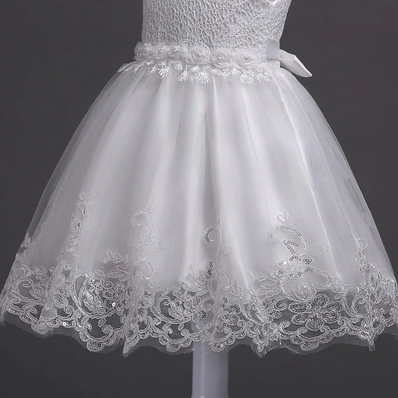 Элегантное платье-пачка для маленьких девочек; коллекция года; рождественское кружевное платье принцессы с цветочным рисунком; платье подружки невесты для свадьбы; вечерние платья для девочек