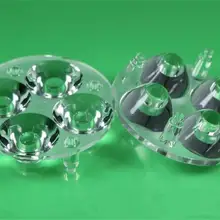 WSU-50 высокое качество светодиодных оптические линзы 4 P, ПММА материалов, диаметр 50 мм, 30, 45 градусов, чистую поверхность, с базы ноги