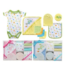 Luvable Friends 9 штук ребенка Для Ванной Комплект Полотенца Уход за младенцами комплект ребенка как Полотенца Товары для новорожденных Ползунки
