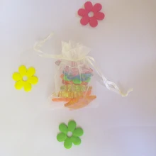 1000 шт 13*18 см бежевая подарочная Сумка из органзы стенд для ювелирных украшений сумки Сумка на шнурке для браслетов/ожерелье/Свадебная сумка из пряжи