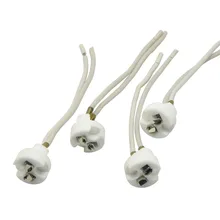 MR16 GU5.3 G5.3 круглые светодиодные лампы GU10 патрон для лампы с разъем провода галогенные компактные люминесцентные лампы лампа светодиодный разъем Керамика конвертер лампового адаптера 6 шт