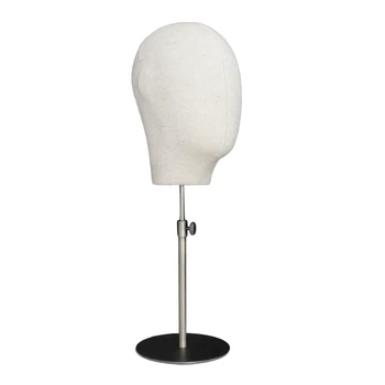 

21' Female Wig Stand Mannequin Head Model Wigs/Glasses/Headset Display Hats Rack