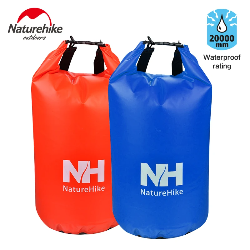 Naturehike 50L Портативный Открытый водонепроницаемый путешествия рафтинг сумка ведро пляж большое уплотнение хранения сухой плавательный мешок кемпинг