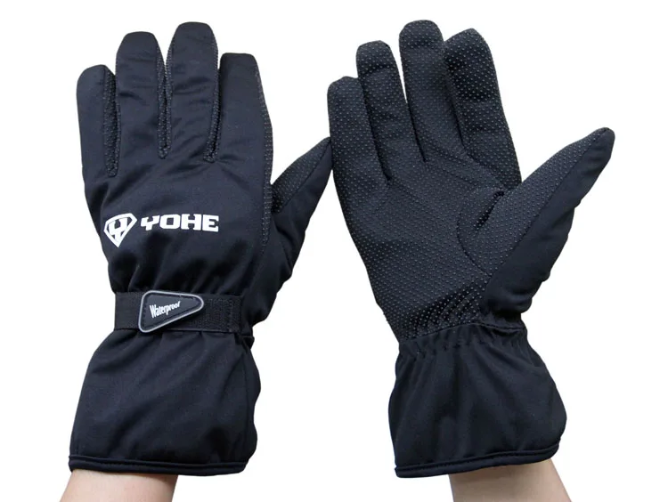 YOHE 100 waterproof windproof electric font b motorcycle b font font b gloves b font warm