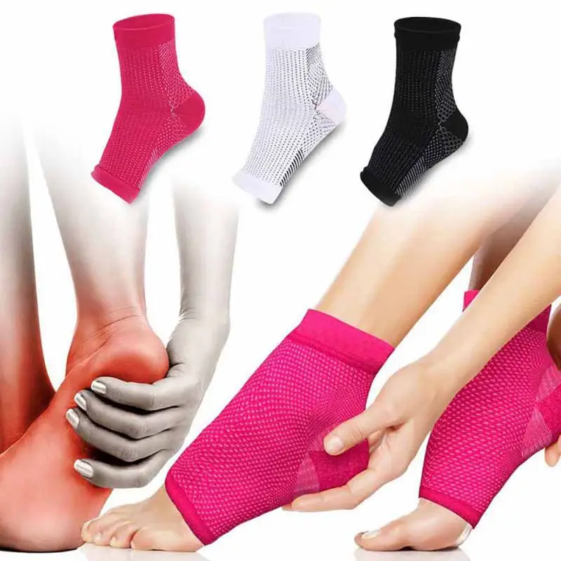 

Elastic Compression Sport Protector Basketball Soccer Ankle Support Brace Guard Breathable GYM Training Ankle Protector Socks
