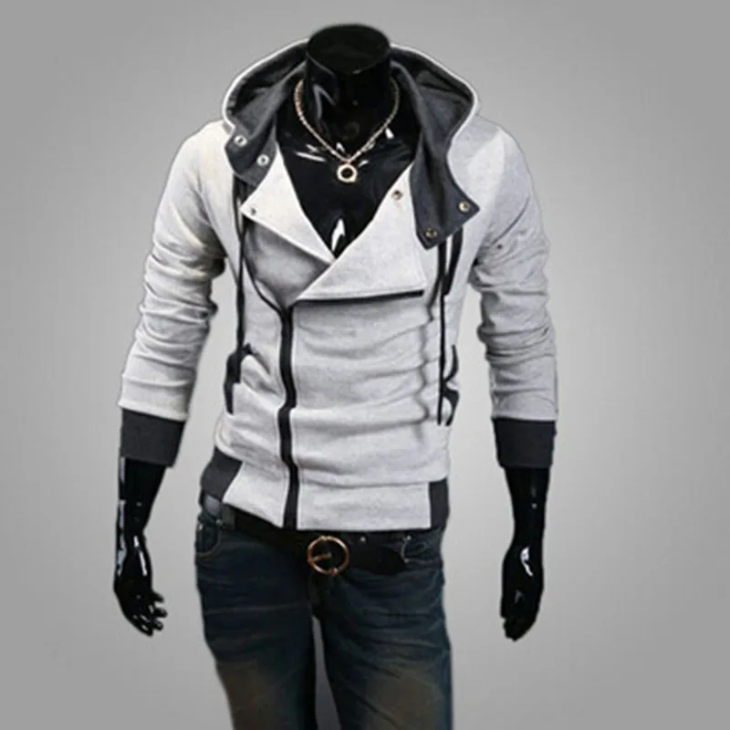 

Korean Autumn, Winter Youth Casual Men Hooded Zipper Jacket Foreign Trade Hot Selling 2016 Fall And Winter Clothes Korean-Style